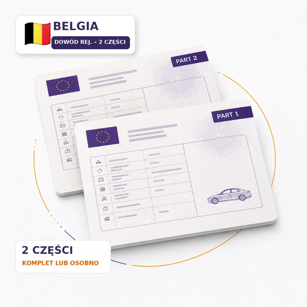 Tłumaczenie dowodu rejestracyjnego z Belgia – tłumaczenie przysięgłe