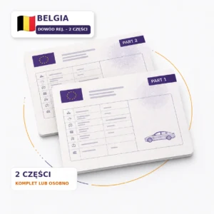 Tłumaczenie dowodu rejestracyjnego z Belgia – tłumaczenie przysięgłe
